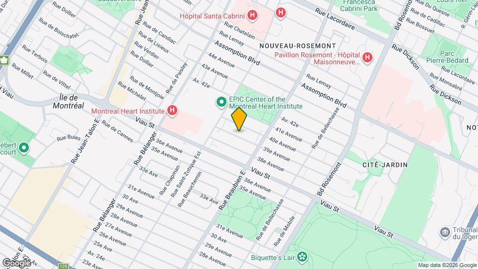 6605 39E Av Map and Location Details