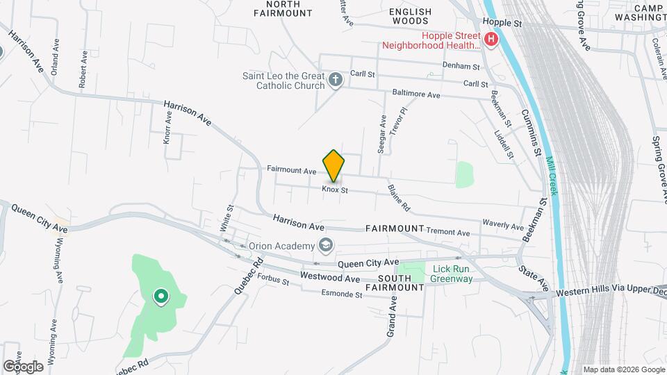 1852 Knox St Map and Location Details