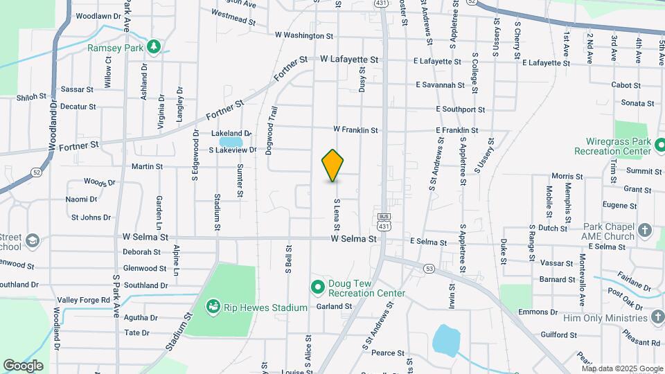 904 S Lena St Map and Location Details