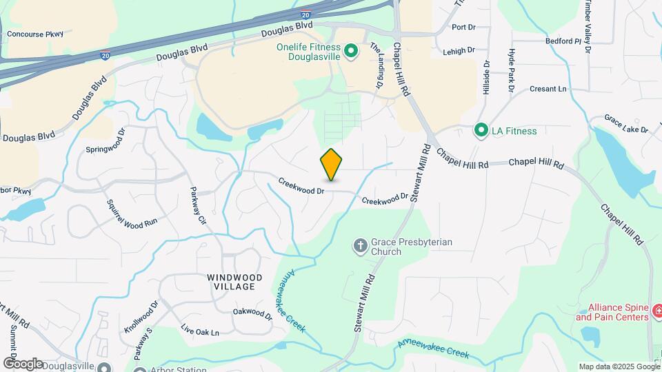 6845 Creekwood Dr Map and Location Details