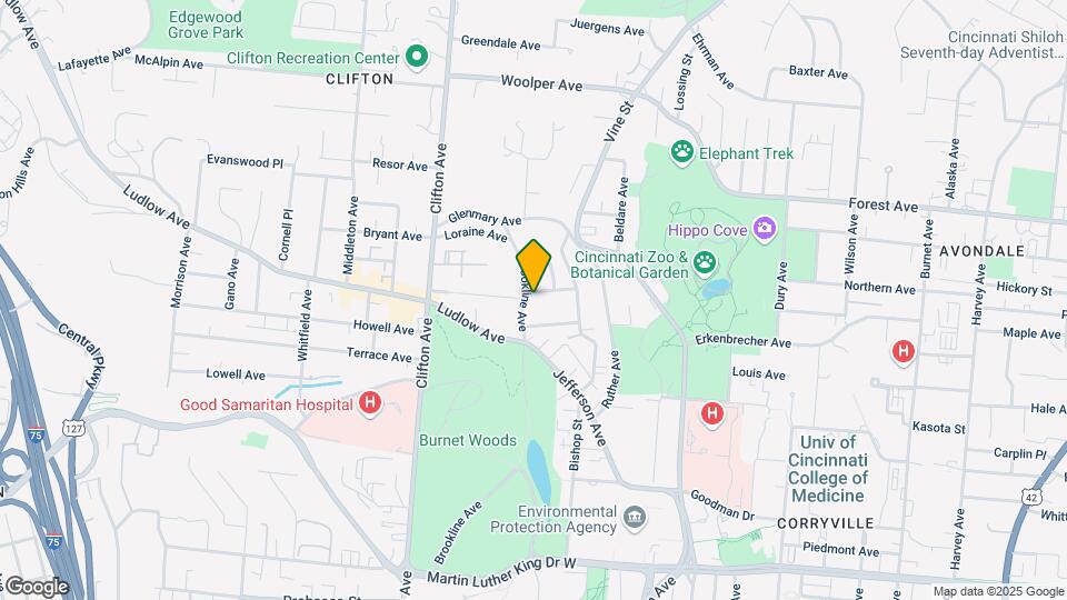 3430 Brookline Ave Map and Location Details