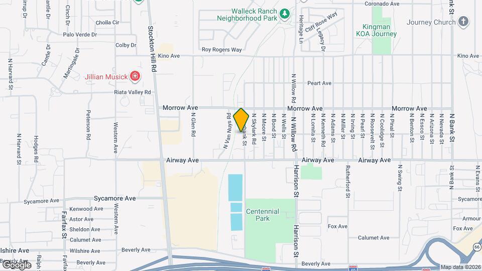 3561 N Burbank St Map and Location Details