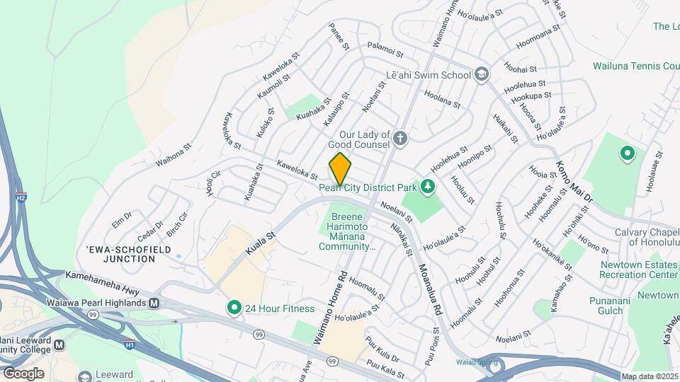 1468 Noelani St Mapa y Detalles de la Ubicación