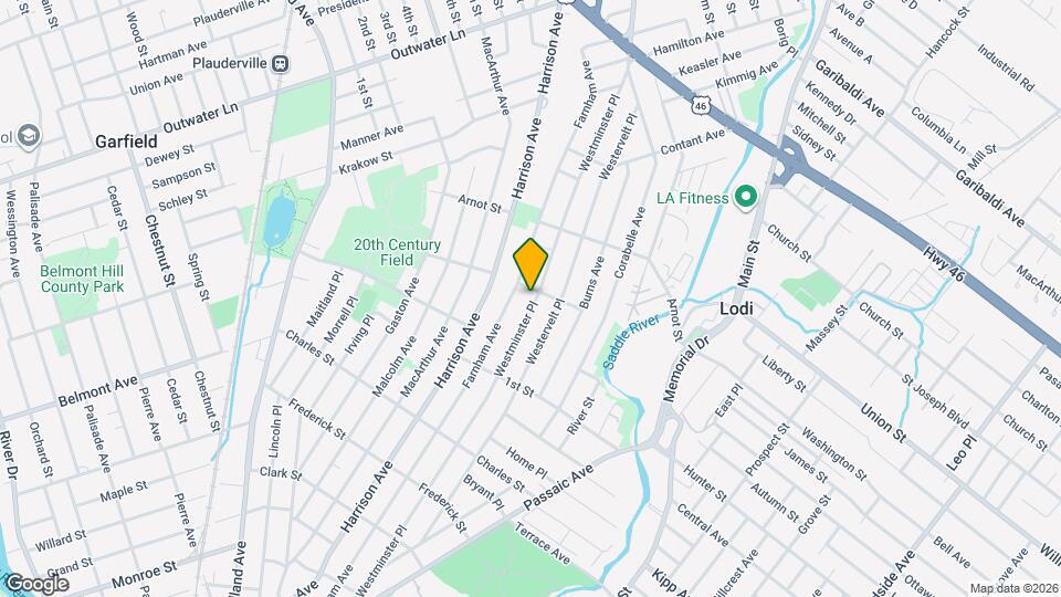 309 Westminster Pl, Unit Atlas Mapa y Detalles de la Ubicación