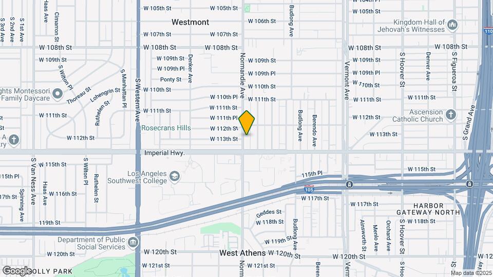 11232 S Normandie Ave Map and Location Details