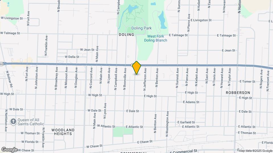 2312 N Robberson Ave Map and Location Details