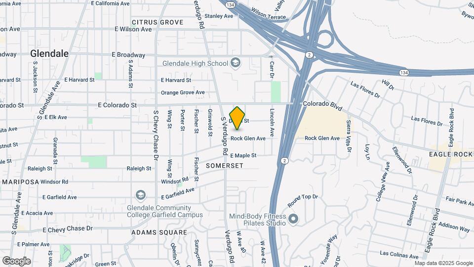 1421 Rock Glen Ave Map and Location Details