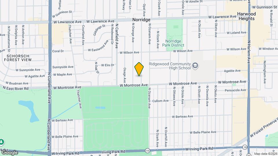 4420 Opal Ave Map and Location Details