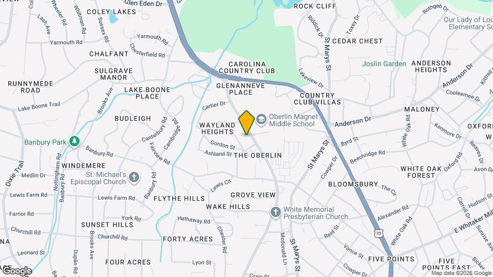 2741 Oberlin Rd Mapa y Detalles de la Ubicación