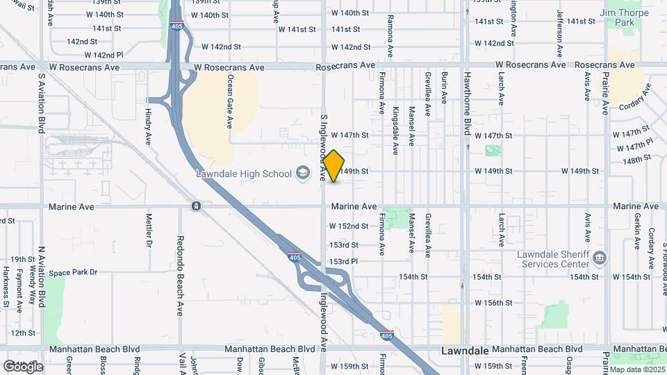 Lawndale Apartments Map and Location Details