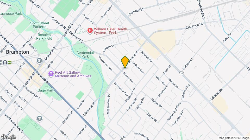 93 Clarence St Map and Location Details