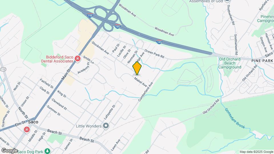 12B Mabel Ave, Unit 2 BR 1.5 Bath Apartment Map and Location Details