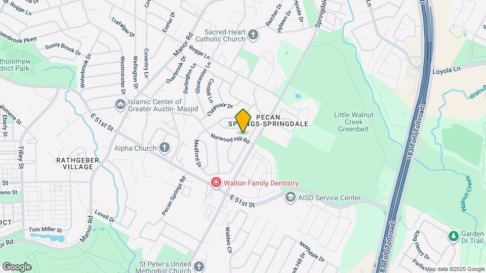 3406 Norwood Hill Rd Map and Location Details