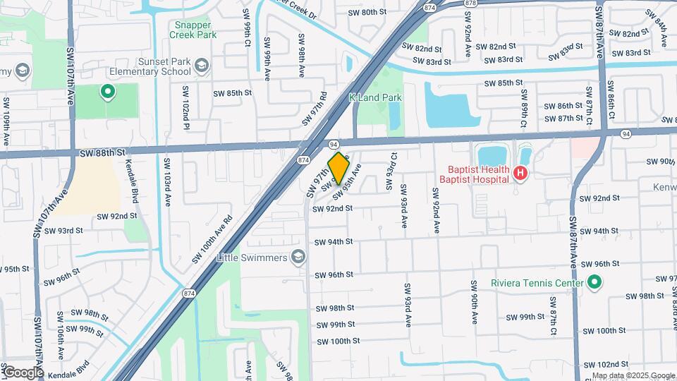 9100 SW 95th Ave Mapa y Detalles de la Ubicación