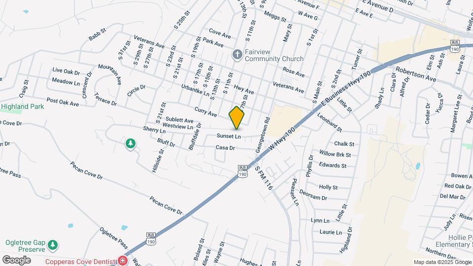 408 Sunset Ln Map and Location Details