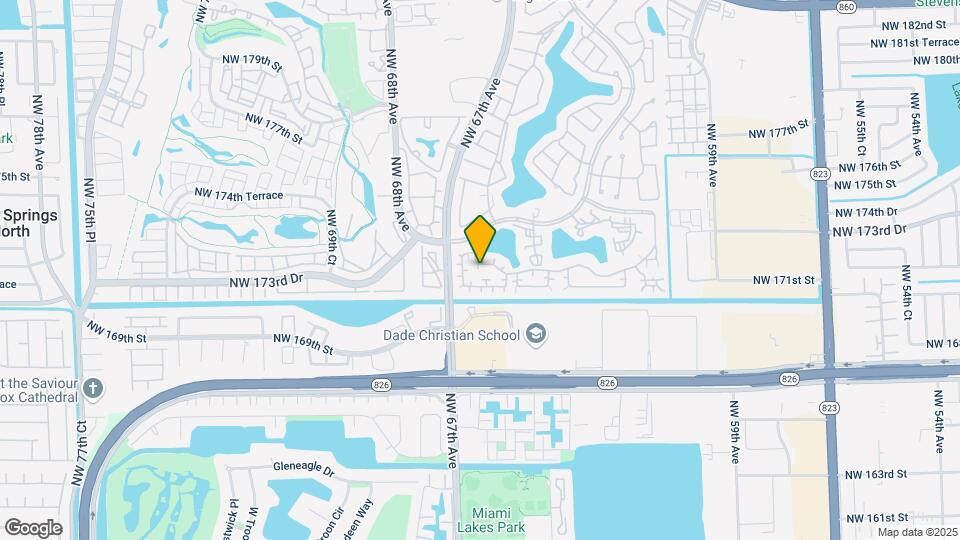 6542 NW 171st St Map and Location Details