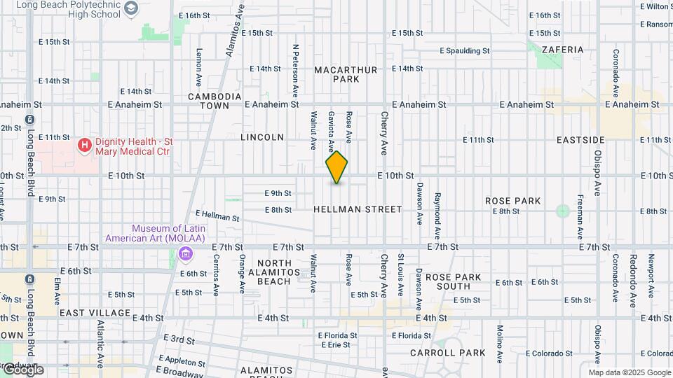 910 Gaviota Ave Mapa y Detalles de la Ubicación