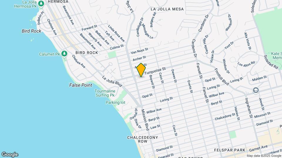 830-838 Sapphire St Map and Location Details