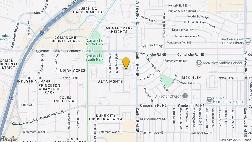 3505 Tyson Pl NE Map and Location Details