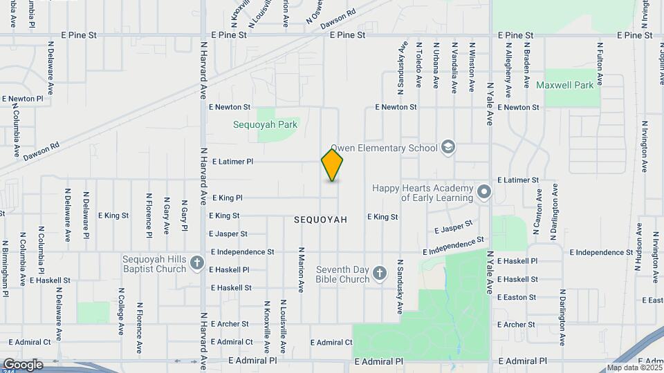 1044 N Oswego Ave Map and Location Details