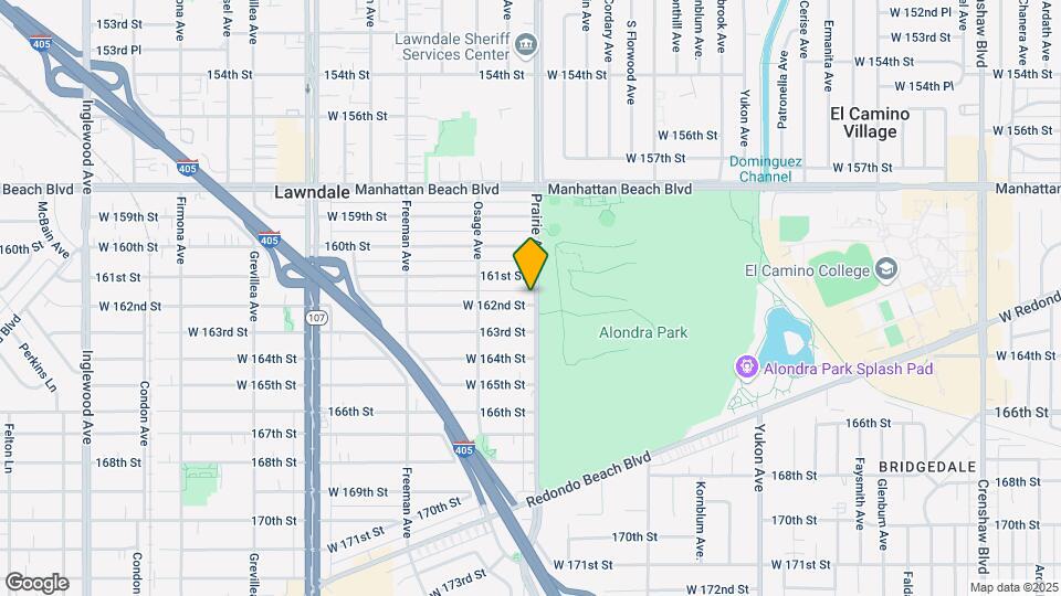 16129 Prairie Ave Map and Location Details