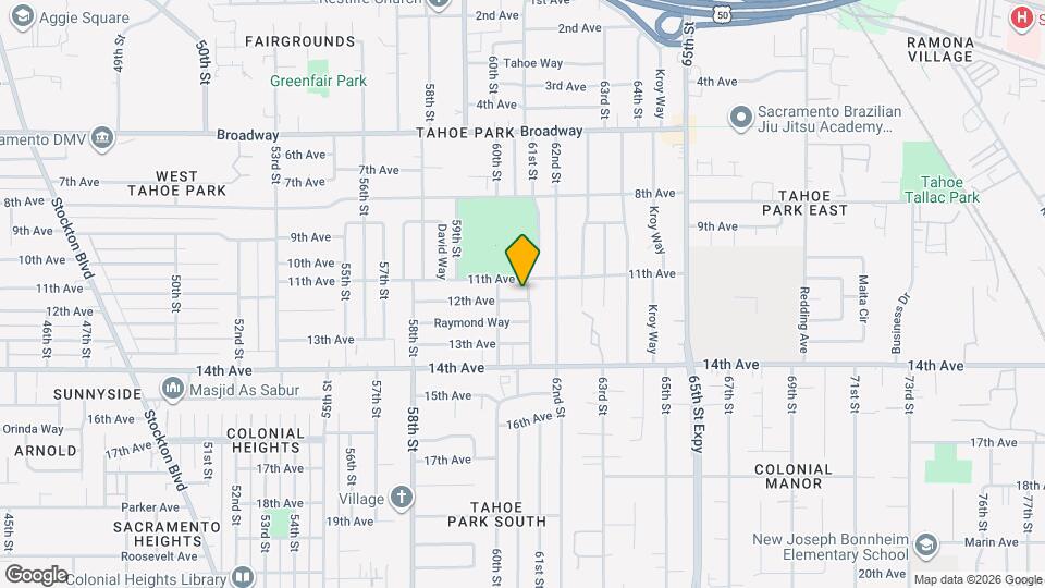 3618 61st St Map and Location Details