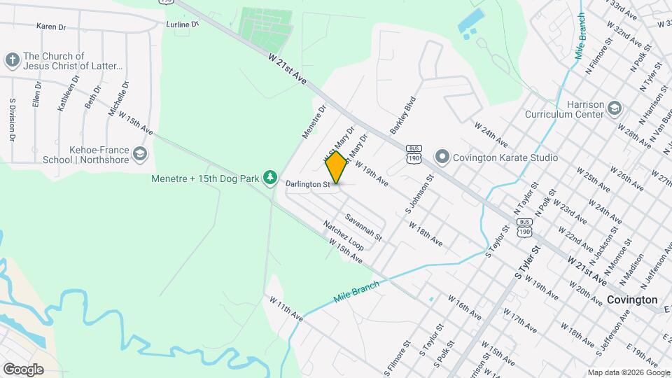 1524 Darlington St Map and Location Details