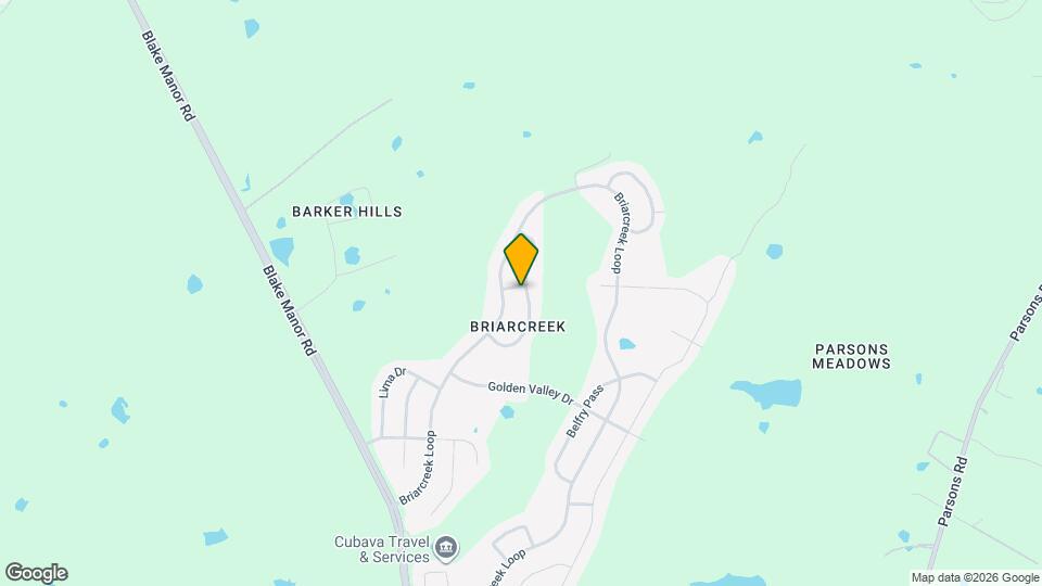 17801 Powder Creek Dr Map and Location Details