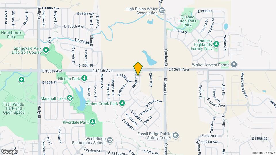 13541 Oneida Ln Map and Location Details