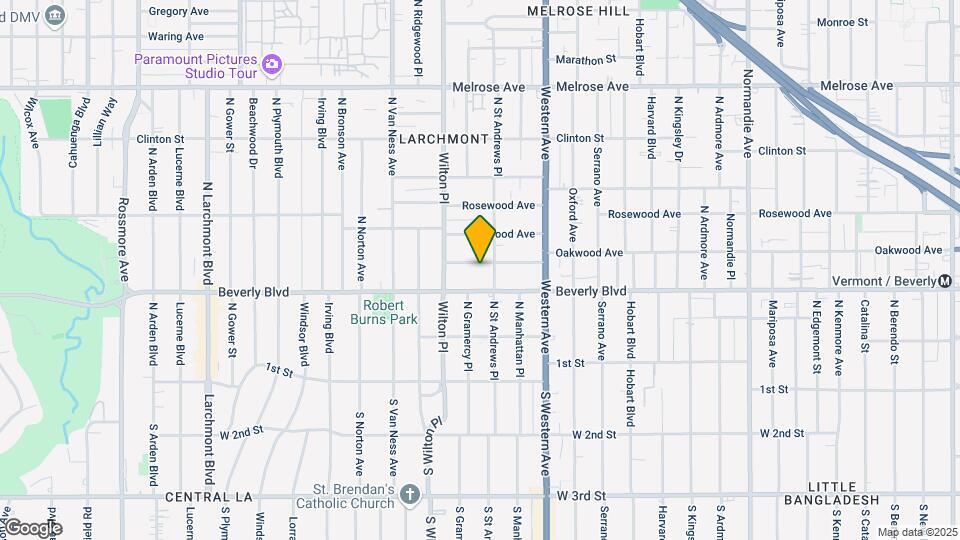 4814 Oakwood Ave Map and Location Details