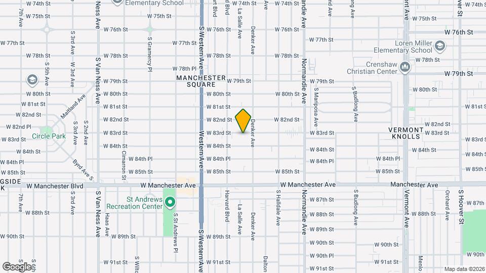 1622 W 83rd St Map and Location Details