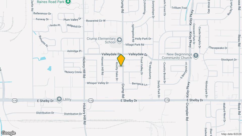 4531 Crump Rd Map and Location Details