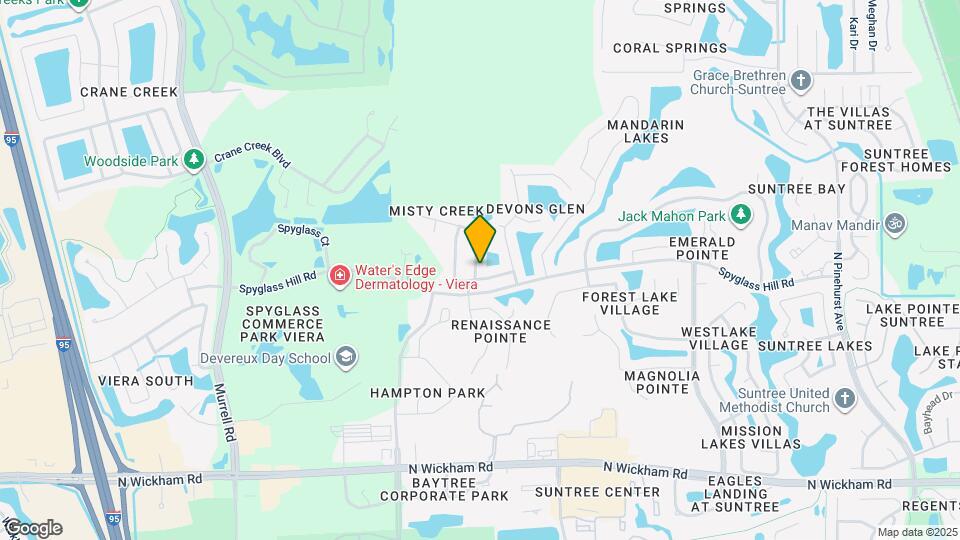 621 Misty Creek Dr Map and Location Details