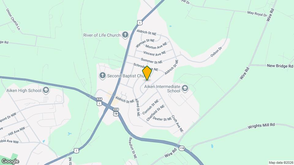 1234 Hahn St NE Map and Location Details