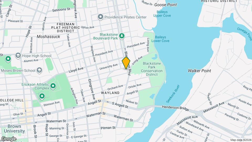 20 Blackstone Blvd Map and Location Details