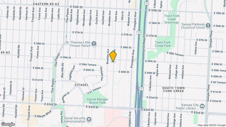 5910 Park Ave Map and Location Details