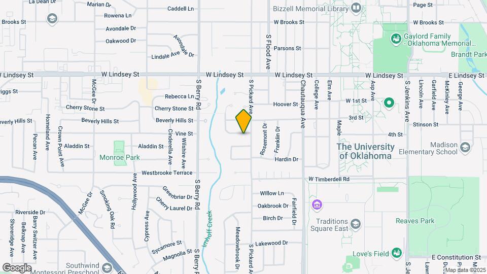 1004 Brookside Dr Mapa y Detalles de la Ubicación