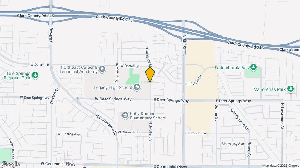 6547 N Goldfield St Map and Location Details
