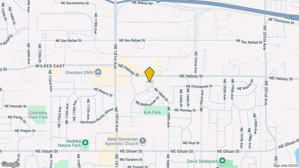 1364 NE 186th Ave Map and Location Details