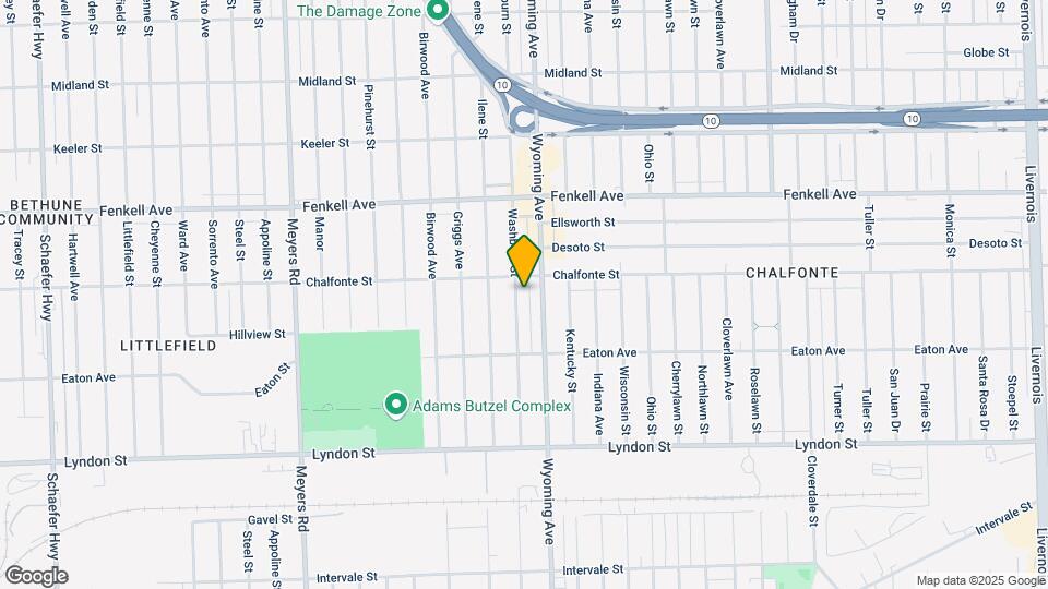 14920 Washburn St Map and Location Details