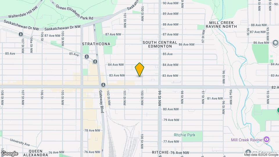 10003 83 Av NW Map and Location Details