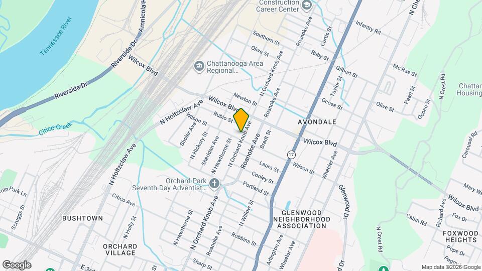 1301 N Orchard Knob Ave Map and Location Details