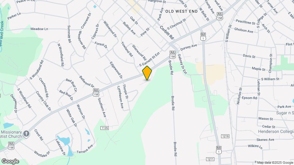 1825 Colonial Ave Map and Location Details