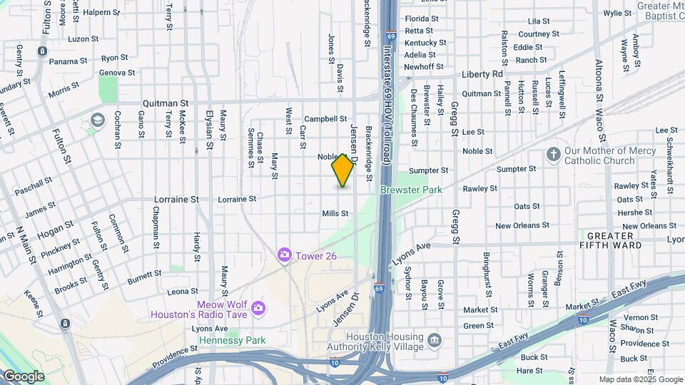 2705 Lorraine St Map and Location Details