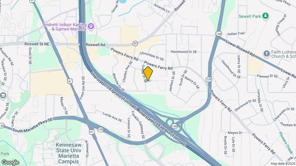 227 Goldie Dr SE Map and Location Details