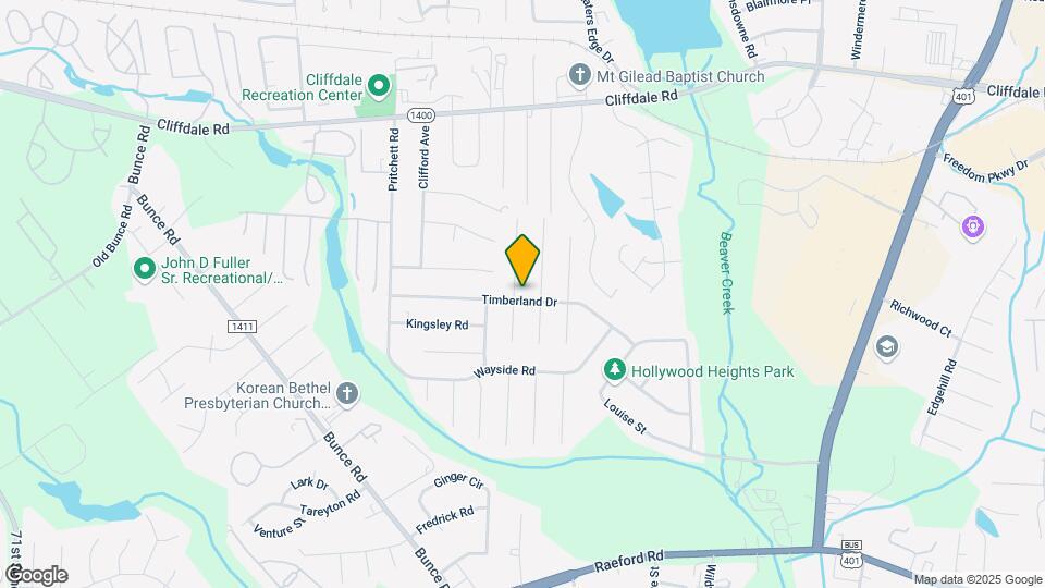 6188 Timberland Dr Map and Location Details