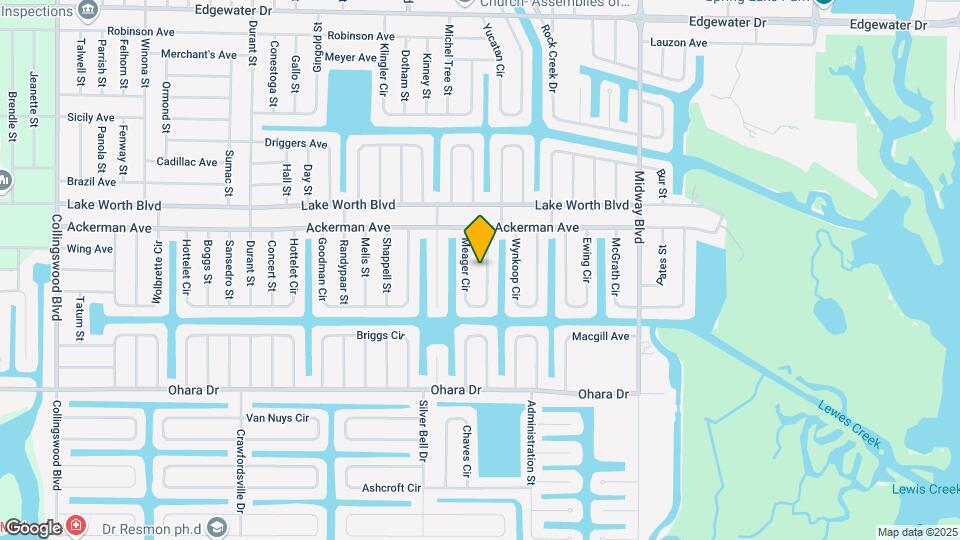 4357 Meager Cir Map and Location Details