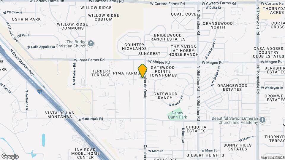 7880 N Scholes Ave Map and Location Details