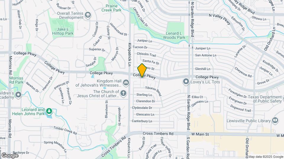 594 King Cir Map and Location Details