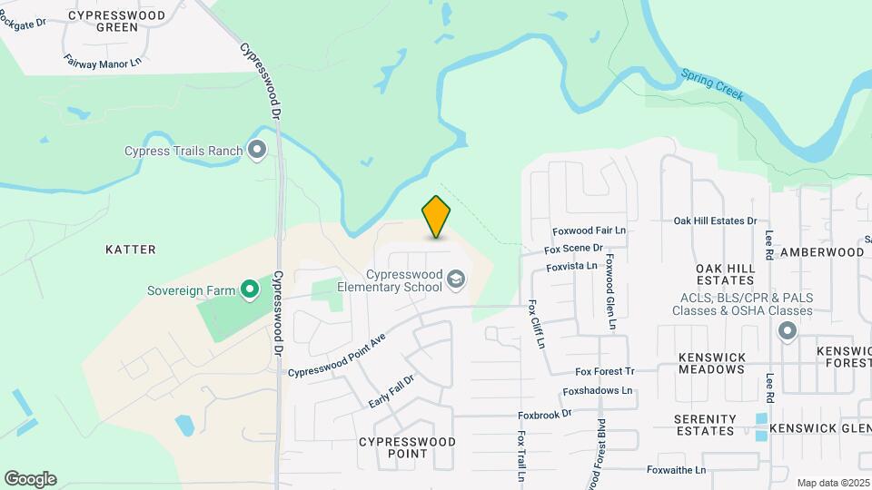6831 Cypress Woods Mist Trail Map and Location Details